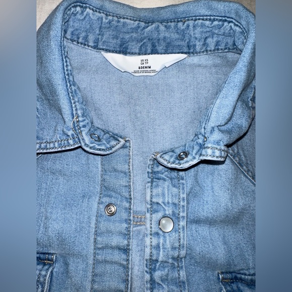 Denim Button Down Shirt - Picture 3 of 3